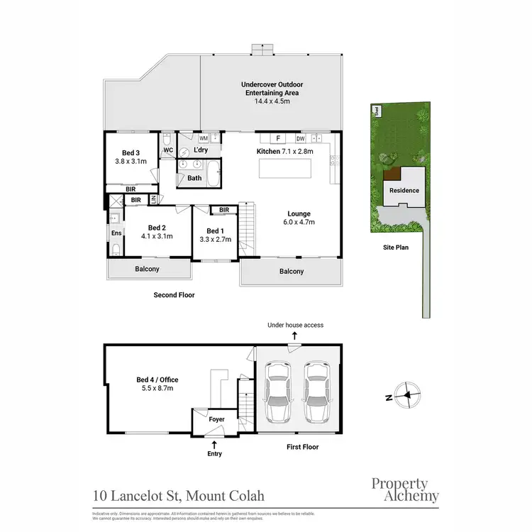Floorplan of Homely house listing, 10 Lancelot Street, Mount Colah NSW 2079