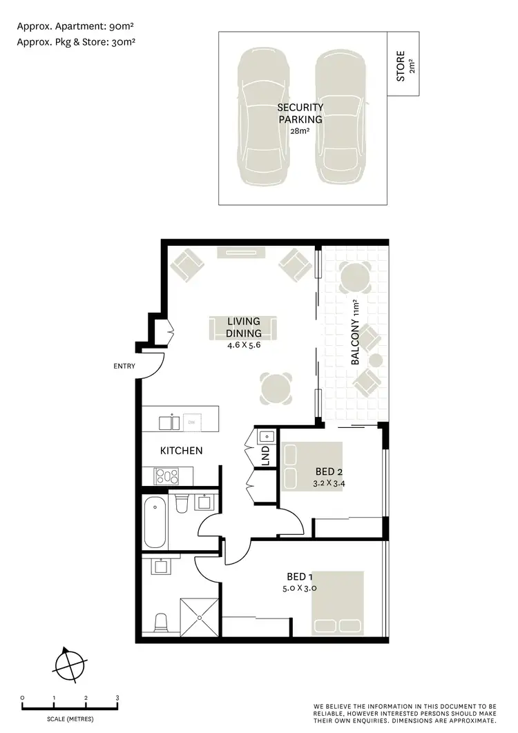 Floorplan of Homely apartment listing, 205/707 Elizabeth Street, Waterloo NSW 2017