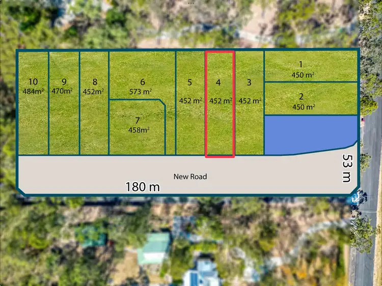 Floorplan of Homely land listing, LOT 4, 19 Henderson Street, Redbank QLD 4301
