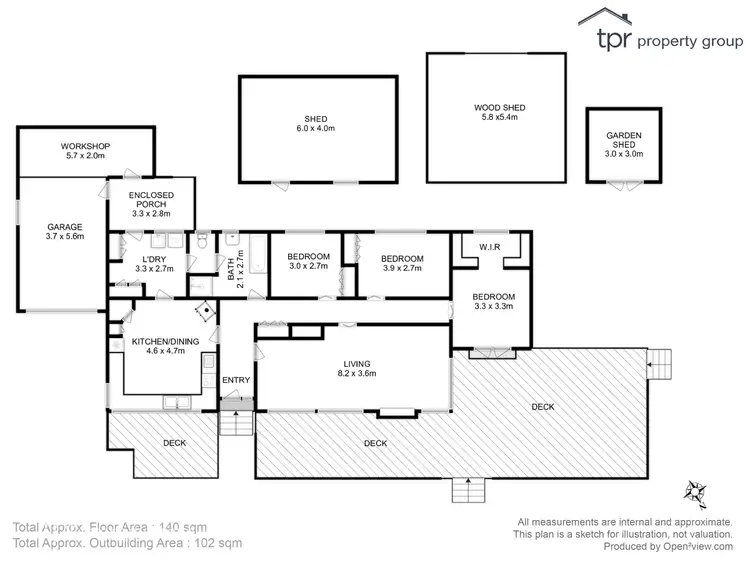 Floorplan of Homely house listing, 5488 Huon Highway, Waterloo TAS 7109