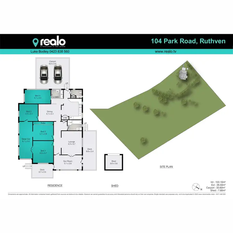 Floorplan of Homely rural property listing, 104 Park Road, Ruthven NSW 2480