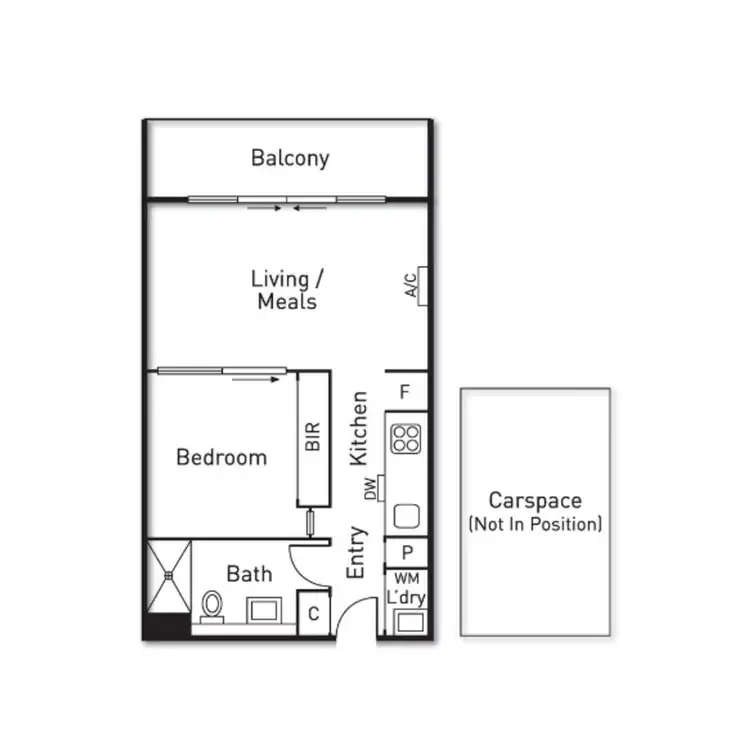 Floorplan of Homely apartment listing, 402/120a Greville, Prahran VIC 3181