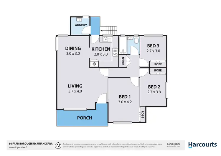 Floorplan of Homely house listing, 86 Farmborough Road, Unanderra NSW 2526