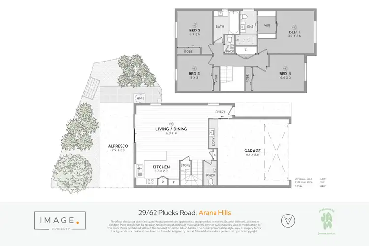 Floorplan of Homely townhouse listing, 29/62 Plucks Road, Arana Hills QLD 4054