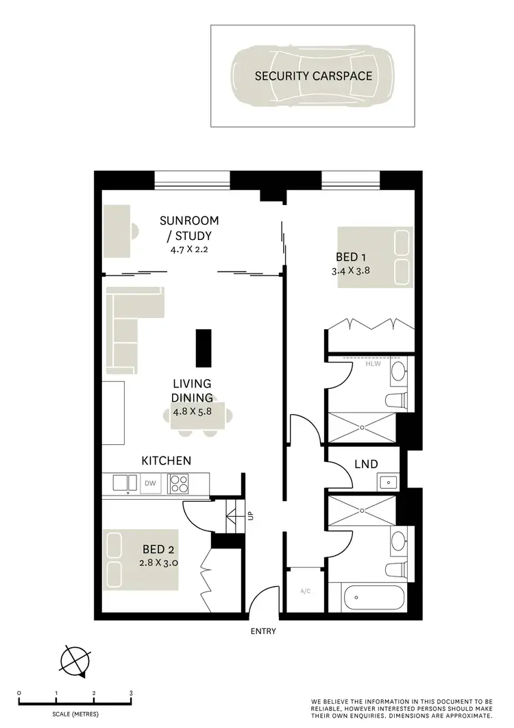 Floorplan of Homely apartment listing, UG12/320 Harris Street, Pyrmont NSW 2009