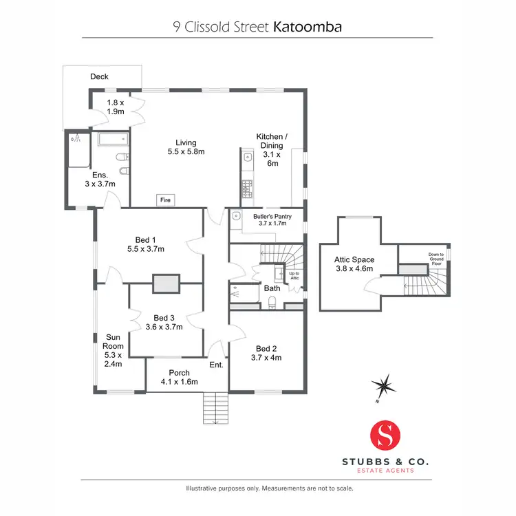 Floorplan of Homely house listing, 9 Clissold Street, Katoomba NSW 2780