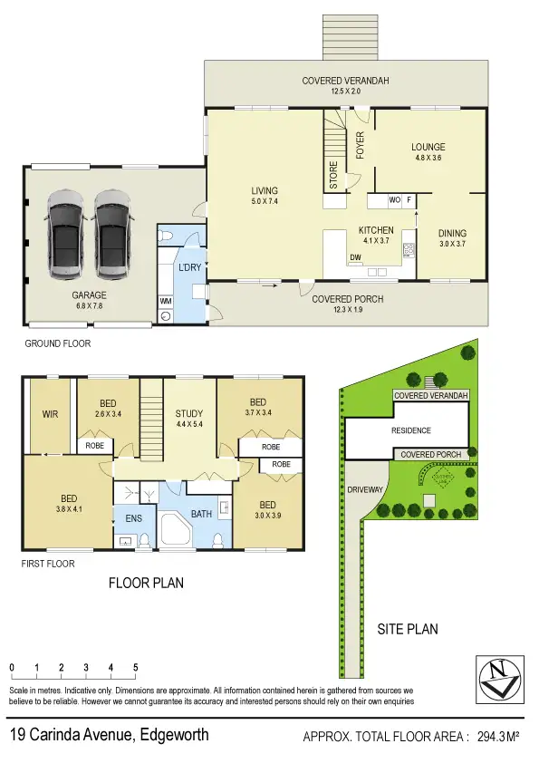 Floorplan of Homely house listing, 19 Carinda Avenue, Edgeworth NSW 2285