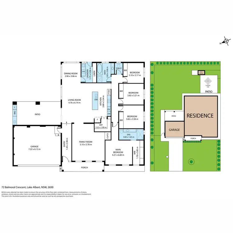 Floorplan of Homely house listing, 72 Balmoral Crescent, Lake Albert NSW 2650