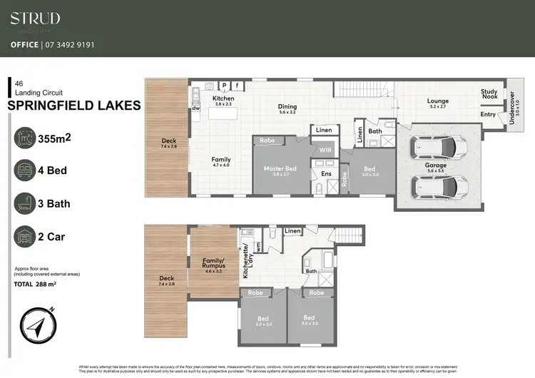 Floorplan of Homely house listing, 46 Landing Circuit, Springfield Lakes QLD 4300