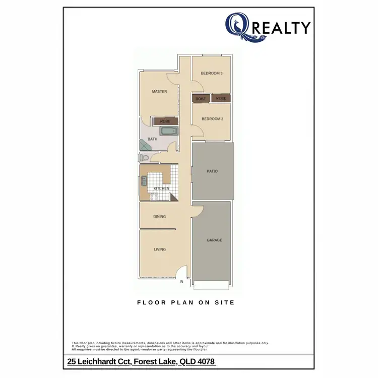 Floorplan of Homely house listing, 25 Leichhardt Circuit, Forest Lake QLD 4078