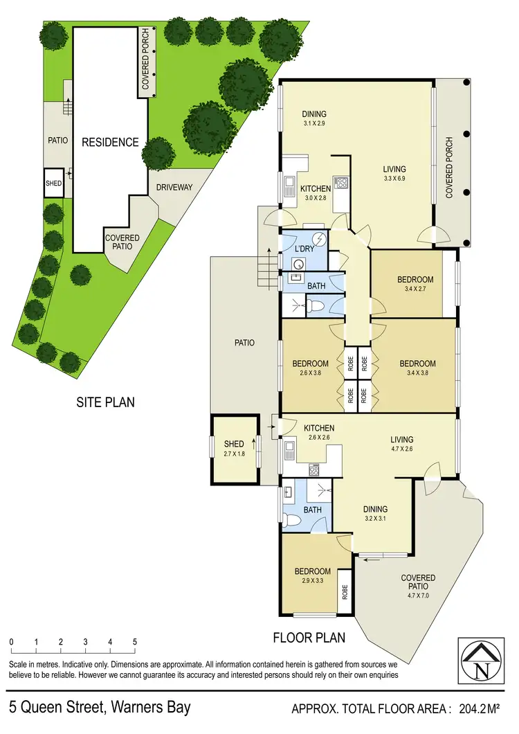 Floorplan of Homely house listing, 5 Queen Street, Warners Bay NSW 2282