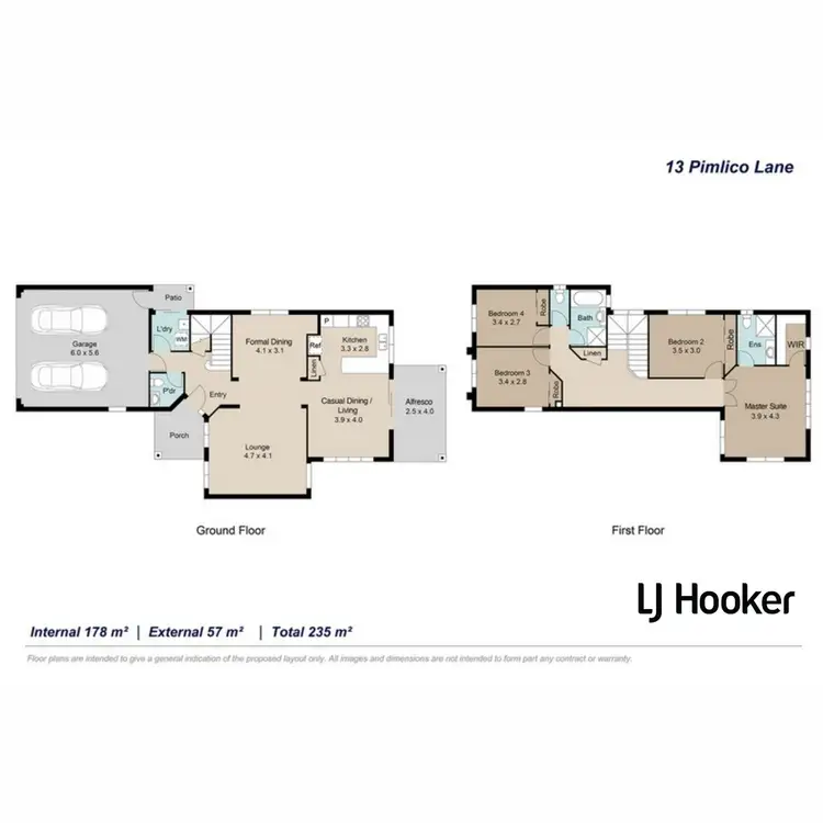 Floorplan of Homely house listing, 13 Pimlico Lane, Aspley QLD 4034