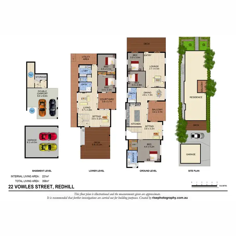 Floorplan of Homely house listing, 22 Vowles Street, Red Hill QLD 4059