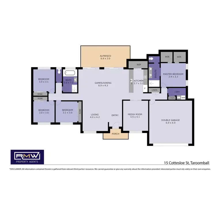 Floorplan of Homely house listing, 15 Cottesloe Street, Taroomball QLD 4703