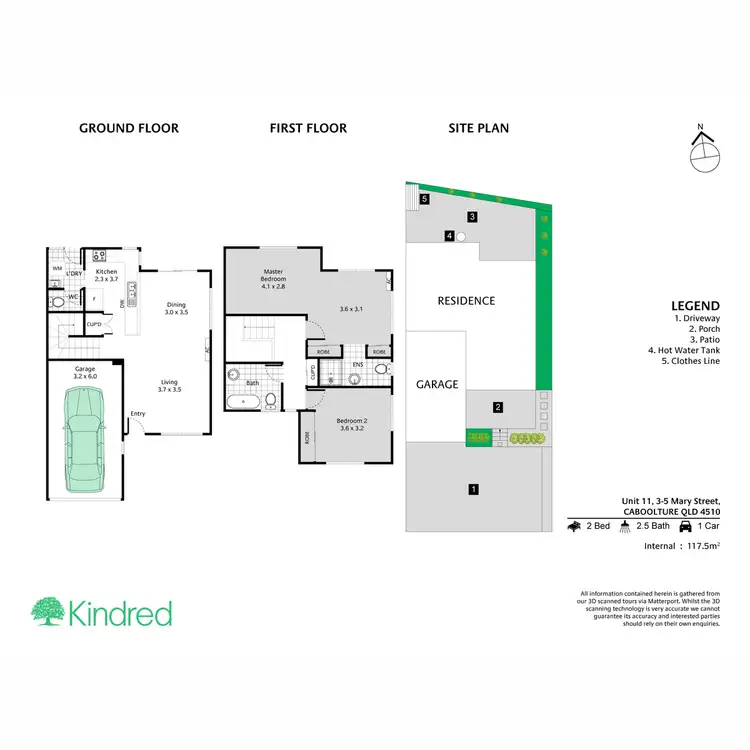 Floorplan of Homely townhouse listing, 11/3-5 Mary Street, Caboolture QLD 4510