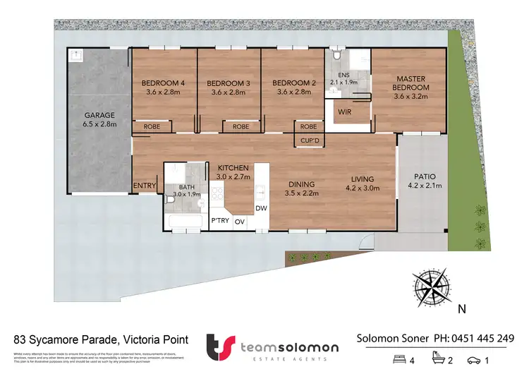 Floorplan of Homely house listing, 83 Sycamore Parade, Victoria Point QLD 4165