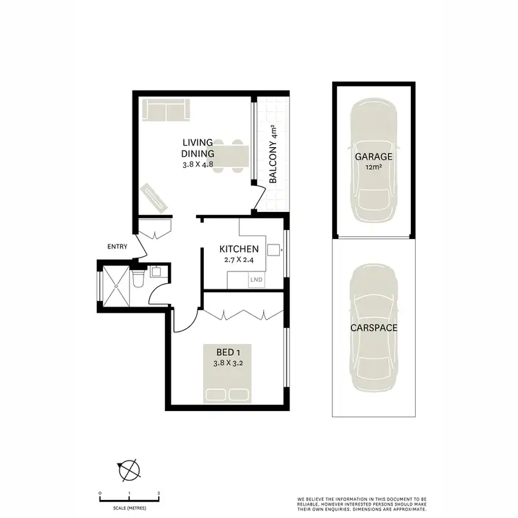 Floorplan of Homely apartment listing, 8/187 Evans Street, Rozelle NSW 2039