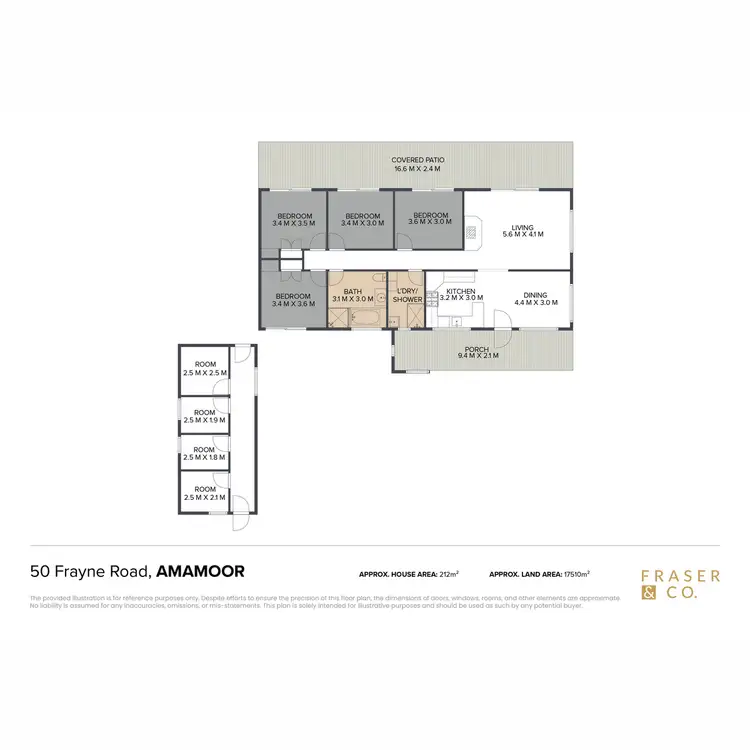 Floorplan of Homely house listing, 50 Frayne Road, Amamoor QLD 4570