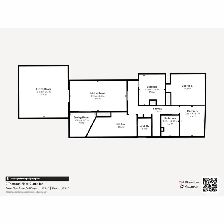 Floorplan of Homely house listing, 9 Thomson Place, Gunnedah NSW 2380