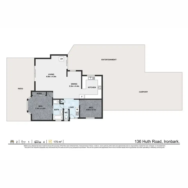Floorplan of Homely house listing, 136 Huth Road, Ironbark QLD 4306
