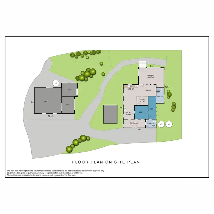 Floorplan of Homely rural property listing, 265 Townsend Road, Glen Aplin QLD 4381