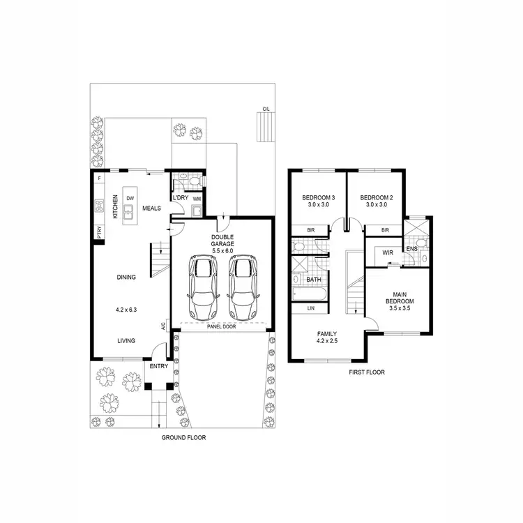 Floorplan of Homely townhouse listing, 11 Flannery Circuit, Charlemont VIC 3217