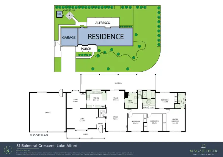 Floorplan of Homely house listing, 81 Balmoral Crescent, Lake Albert NSW 2650
