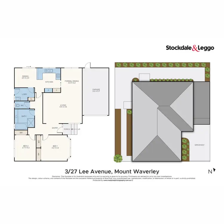 Floorplan of Homely unit listing, 3/27 Lee Avenue, Mount Waverley VIC 3149