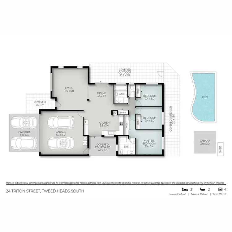 Floorplan of Homely house listing, 24 Triton Street, Tweed Heads South NSW 2486