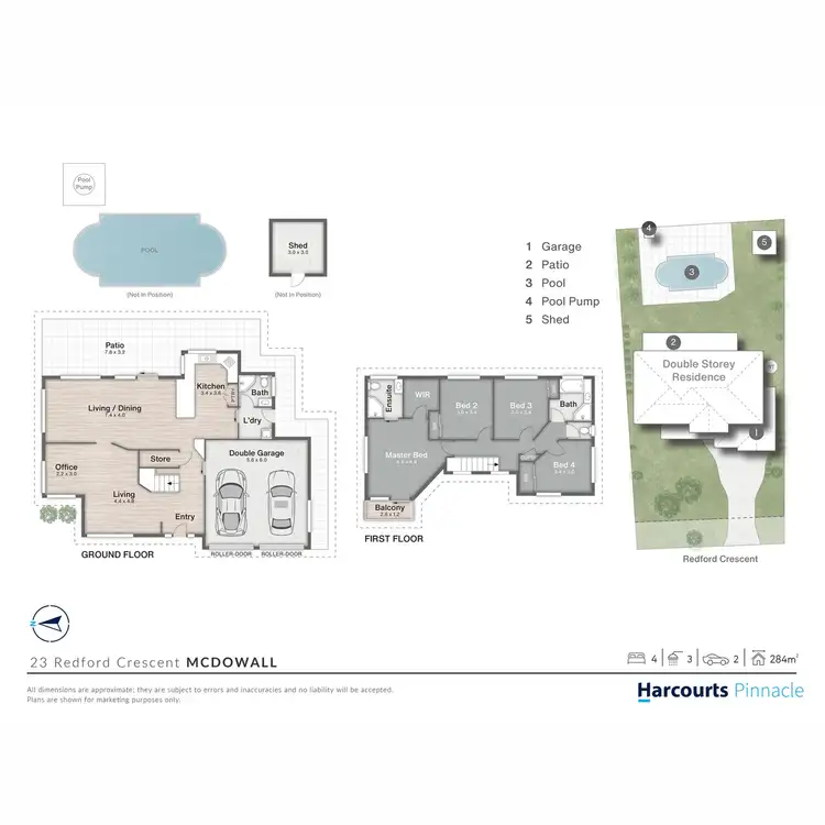 Floorplan of Homely house listing, 23 Redford Crescent, Mcdowall QLD 4053
