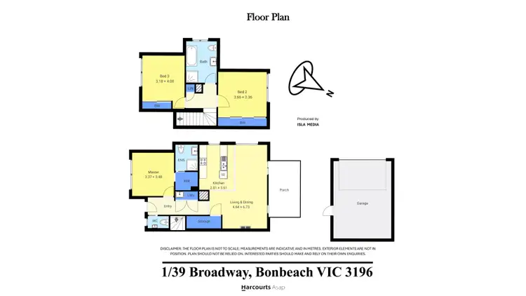 Floorplan of Homely house listing, 1/39 Broadway, Bonbeach VIC 3196