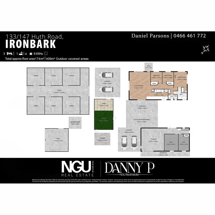 Floorplan of Homely house listing, 133-147 Huth Road, Ironbark QLD 4306