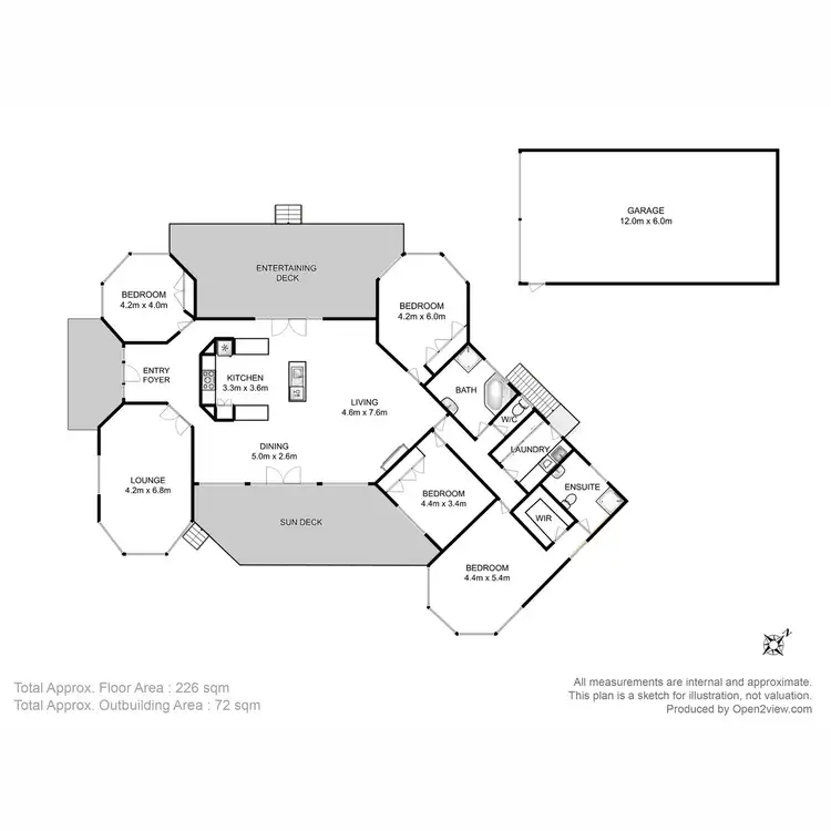 Floorplan of Homely house listing, 23 Hillview Drive, Margate TAS 7054
