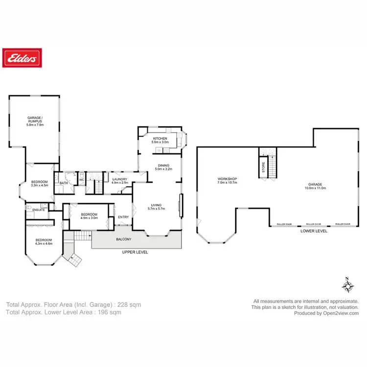 Floorplan of Homely house listing, 1 Incana Road, Margate TAS 7054