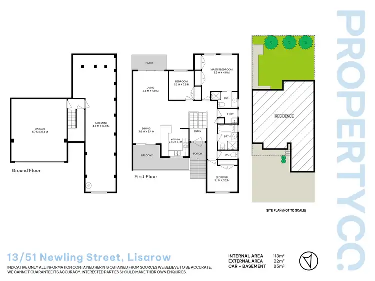 Floorplan of Homely townhouse listing, 13/51 Newling Street, Lisarow NSW 2250