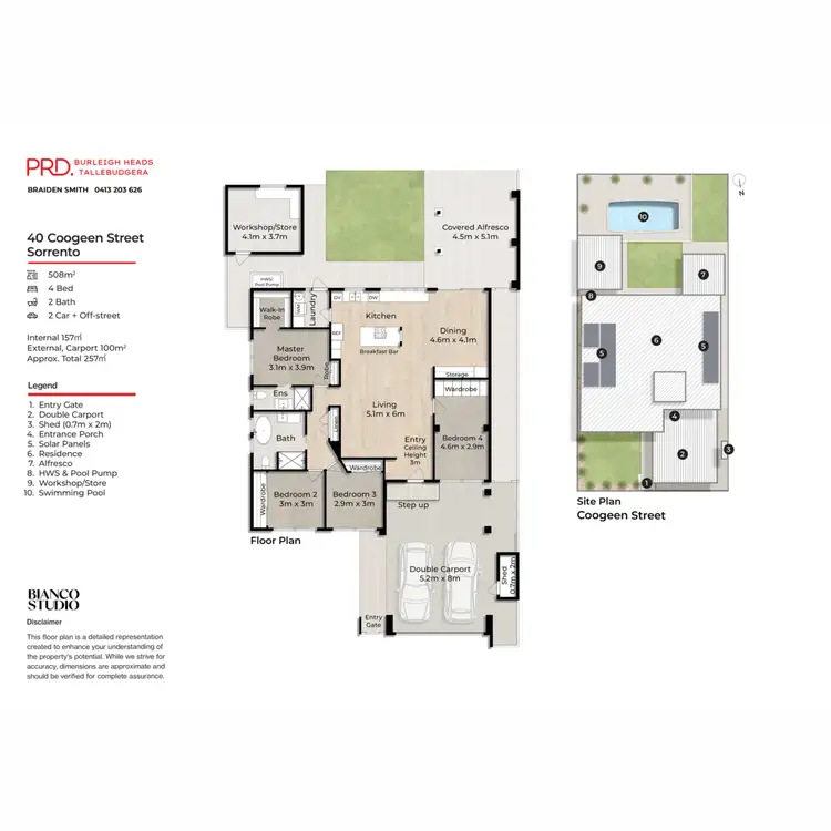 Floorplan of Homely house listing, 40 Coogeen Street, Bundall QLD 4217