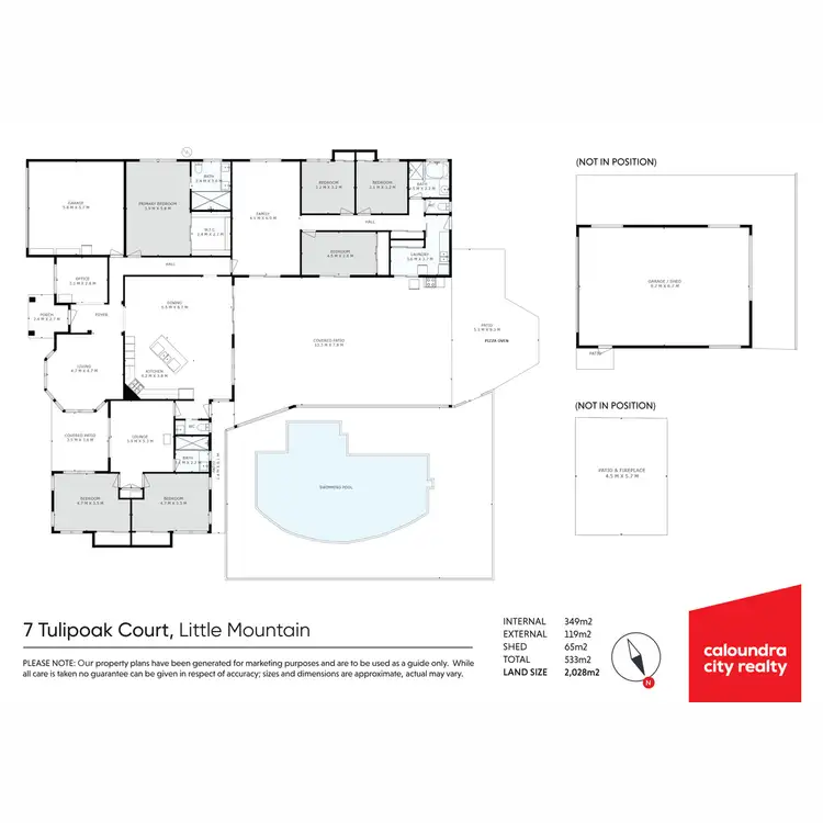 Floorplan of Homely house listing, 7 Tulipoak Court, Little Mountain QLD 4551