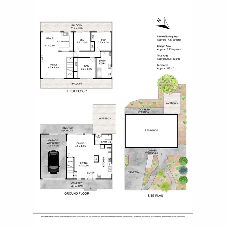 Floorplan of Homely house listing, 96 Seaview Avenue, Safety Beach VIC 3936