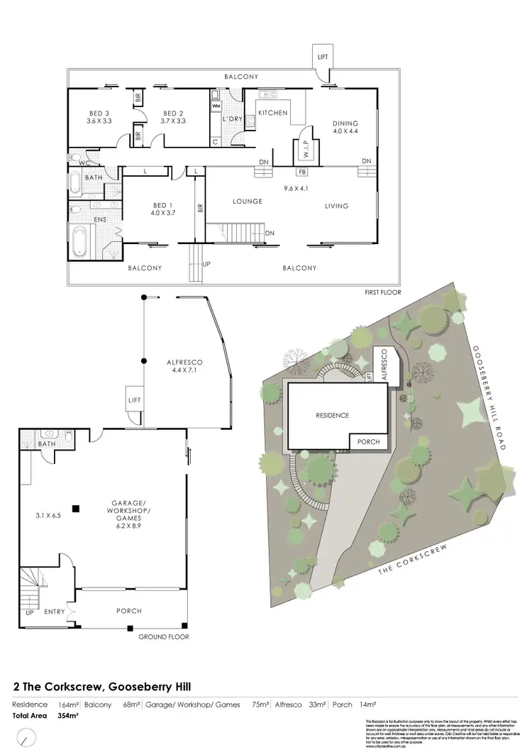 Floorplan of Homely house listing, 2 The Corkscrew, Gooseberry Hill WA 6076