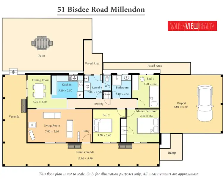 Floorplan of Homely house listing, 51 Bisdee Road, Millendon WA 6056