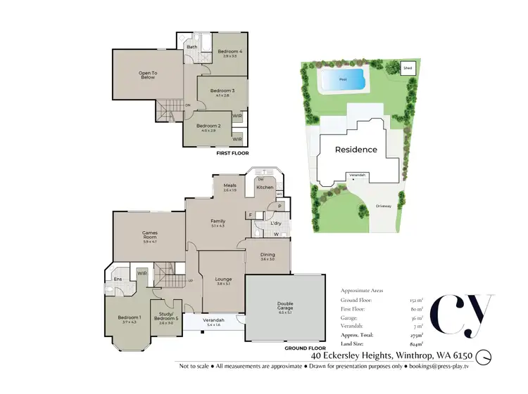 Floorplan of Homely house listing, 40 Eckersley Heights, Winthrop WA 6150