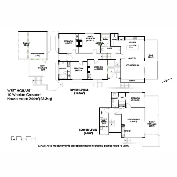 Floorplan of Homely house listing, 10 Whelan Crescent, West Hobart TAS 7000