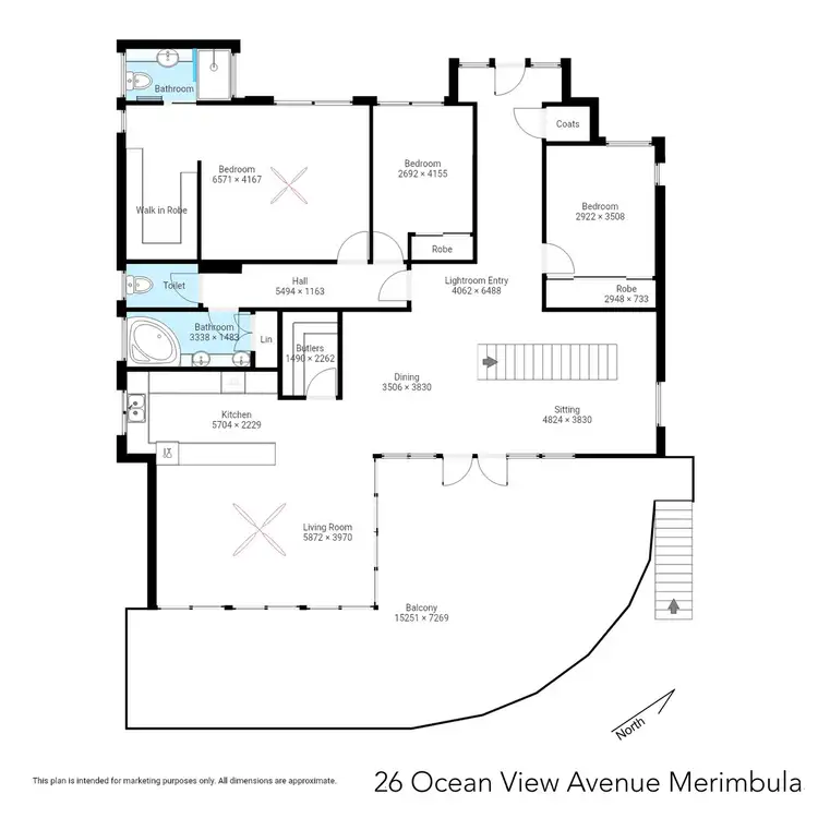 Floorplan of Homely house listing, 26 Ocean View Avenue, Merimbula NSW 2548