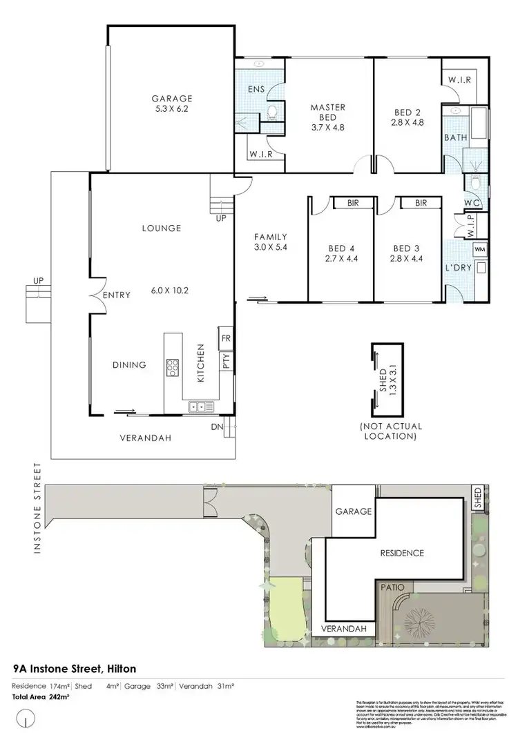 Floorplan of Homely house listing, 9a Instone Street, Hilton WA 6163