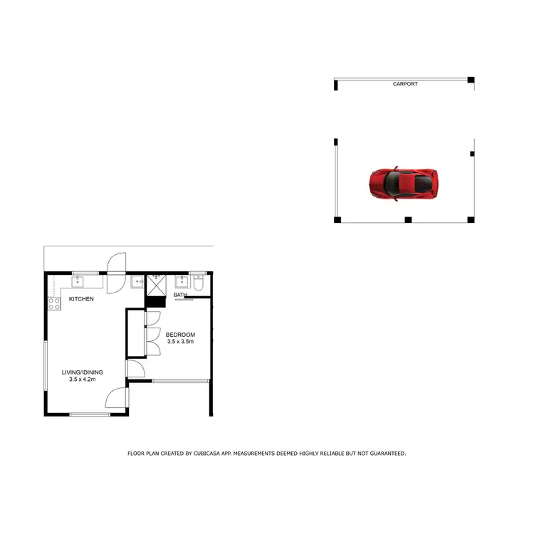 Floorplan of Homely semi-detached listing, 2/73 Duffield Road, Kallangur QLD 4503