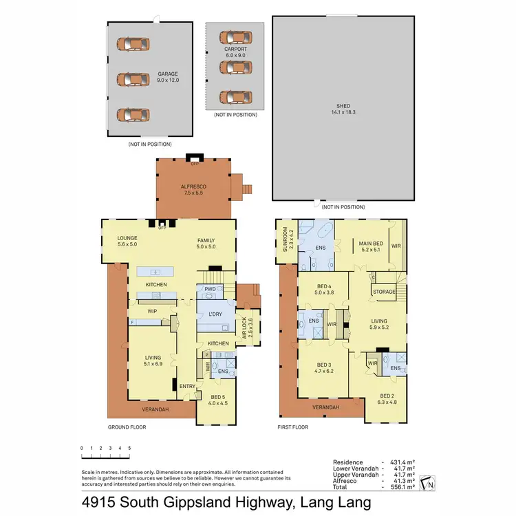 Floorplan of Homely house listing, 4915-4965 South Gippsland Highway, Lang Lang VIC 3984