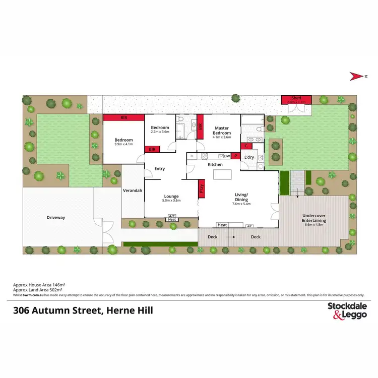 Floorplan of Homely house listing, 306 Autumn Street, Herne Hill VIC 3218