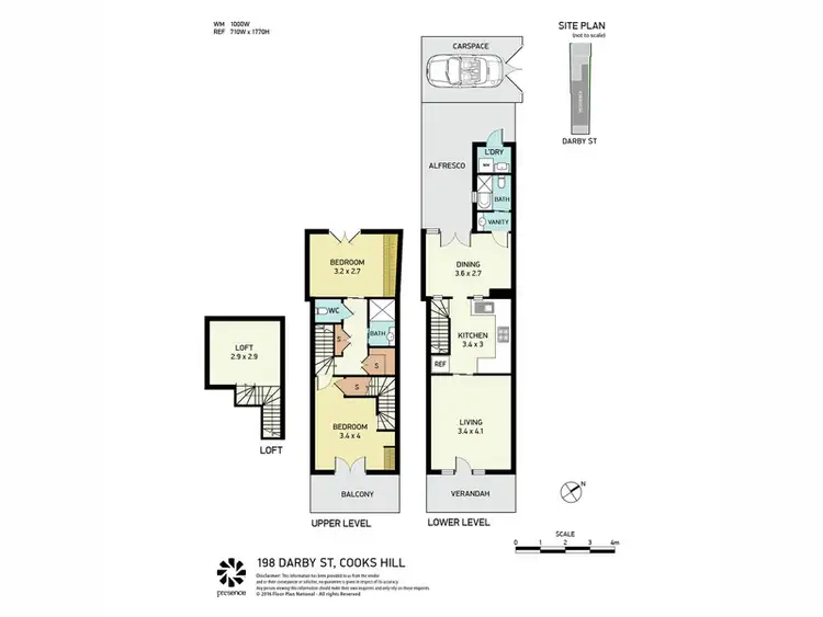 Floorplan of Homely house listing, 198 Darby Street, Cooks Hill NSW 2300