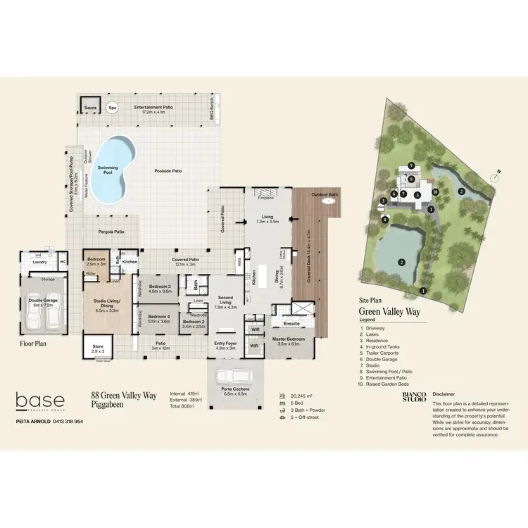 Floorplan of Homely rural property listing, 88 Green Valley Way, Piggabeen NSW 2486