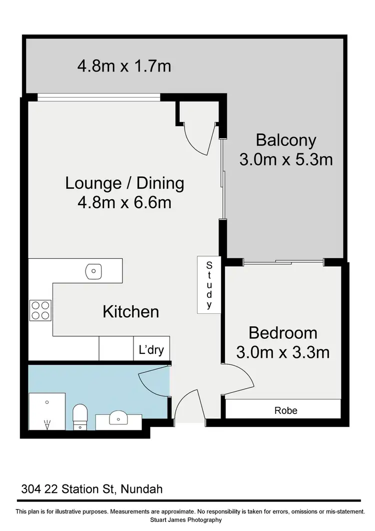 Floorplan of Homely apartment listing, 304/22 Station Street, Nundah QLD 4012